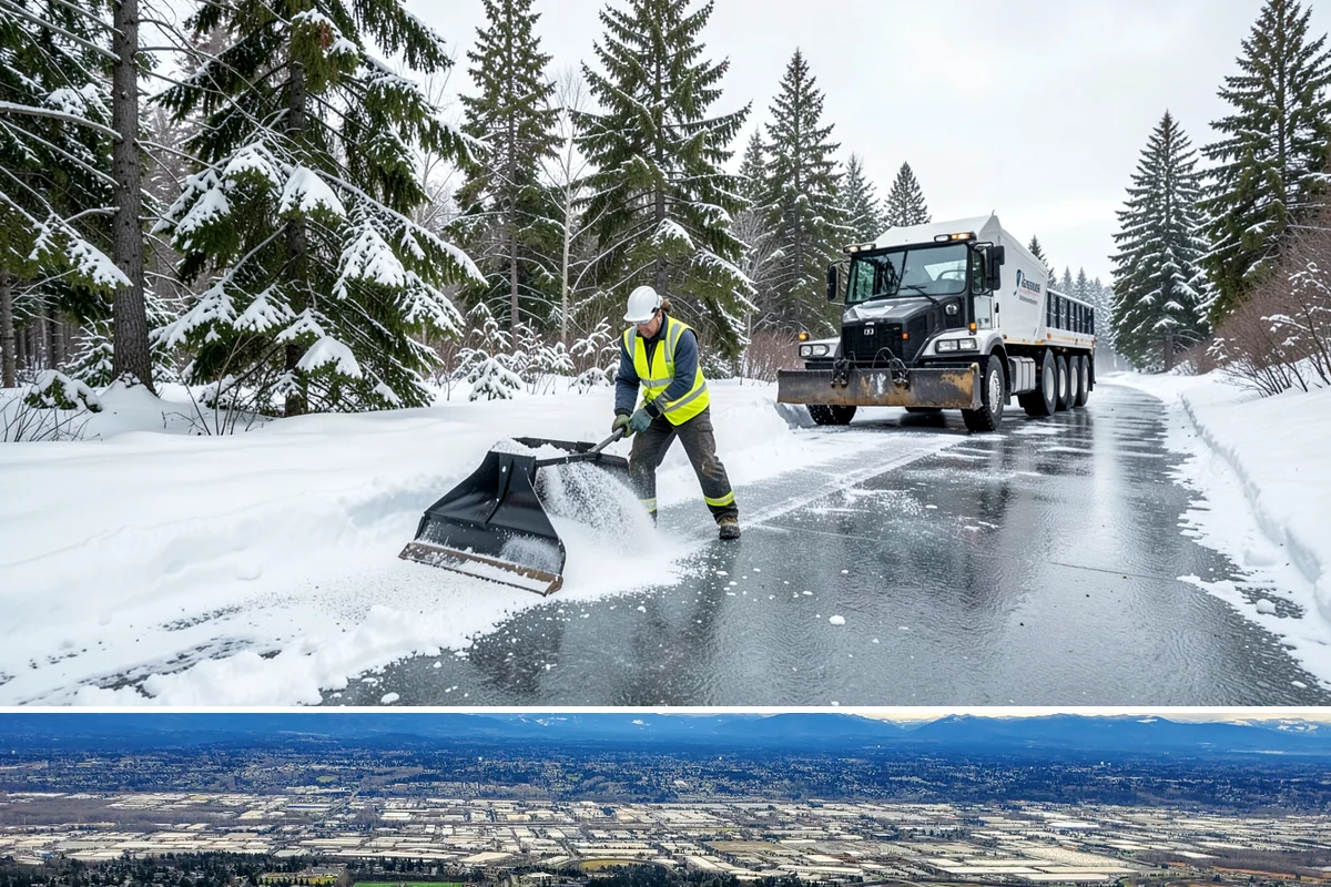 Front Walkway Snow Removal in SeaTac, King County, WA - Front walkways need attention from the first overnight accumulation through the late-winter freeze-thaw cycles that grip the...