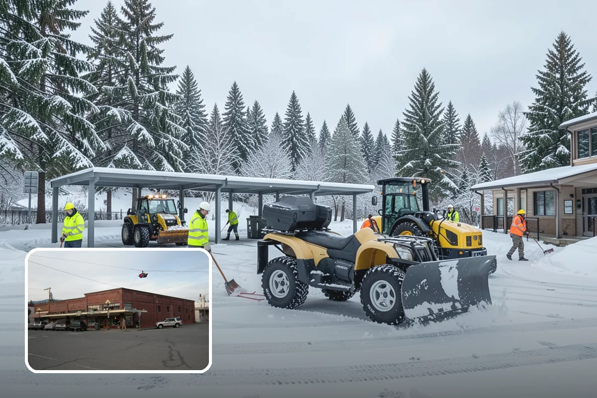 Front Walkway Snow Removal in Sedro-Woolley, Skagit County, WA - Keeps your primary entrance safe for family and guests