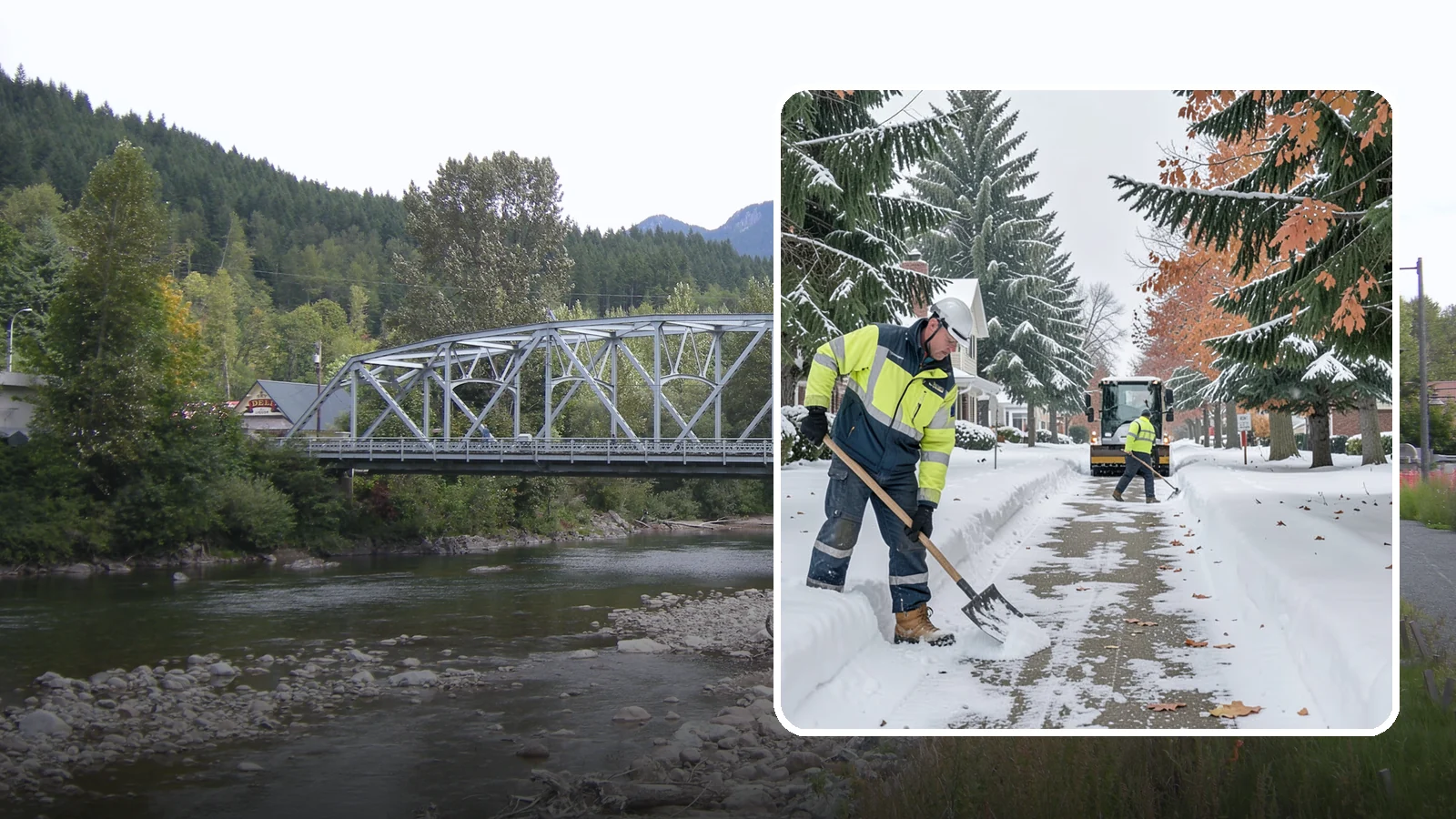 Front Walkway Snow Removal in Skykomish, King County, WA - We clear the front walkway so your main path from street to door stays safe during Western Washington snow events.