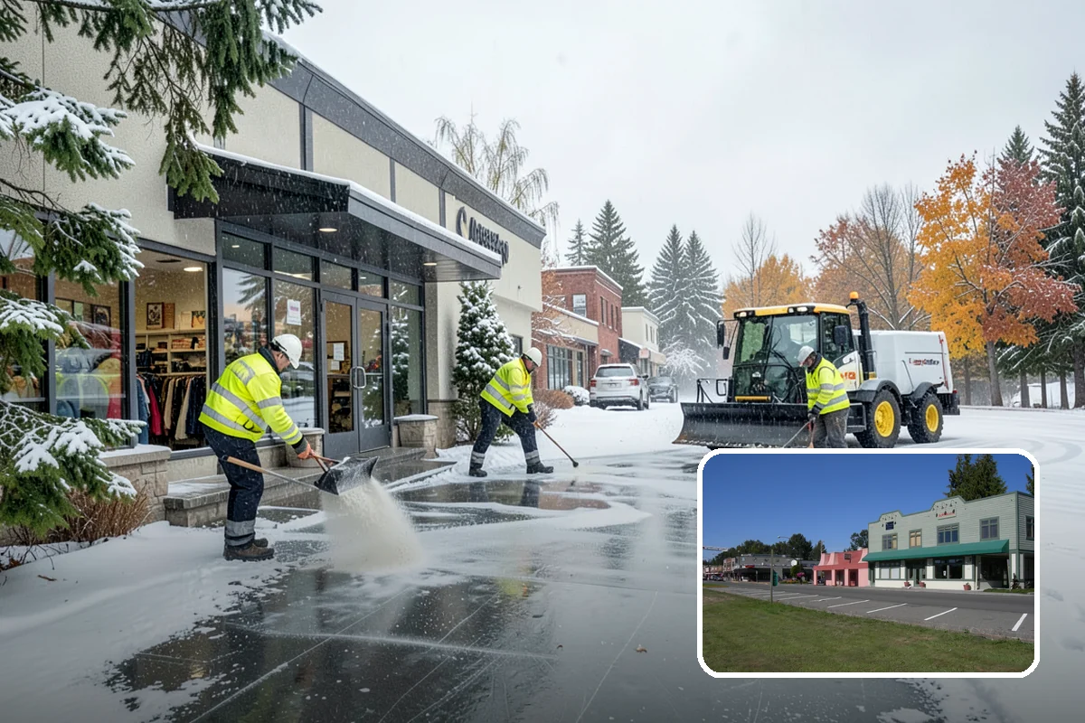Front Walkway Snow Removal in Snoqualmie, King County, WA - Keeps your primary entrance safe for family and guests