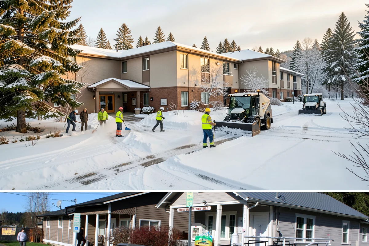 Front Walkway Snow Removal in South Prairie, Pierce County, WA - Front walkways need attention from the first overnight accumulation through the late-winter freeze-thaw cycles that grip the...