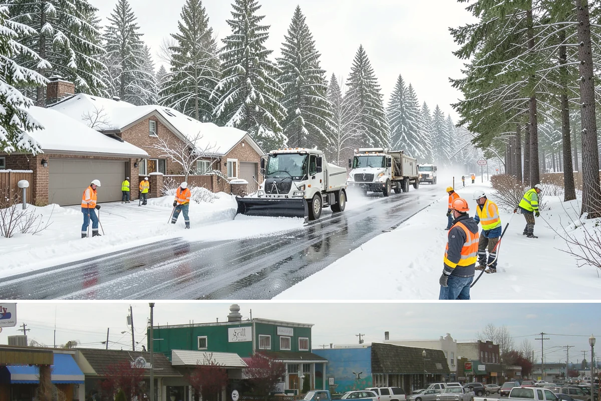 Front Walkway Snow Removal in Stanwood, Snohomish County, WA - Front walkways need attention from the first overnight accumulation through the late-winter freeze-thaw cycles that grip the...
