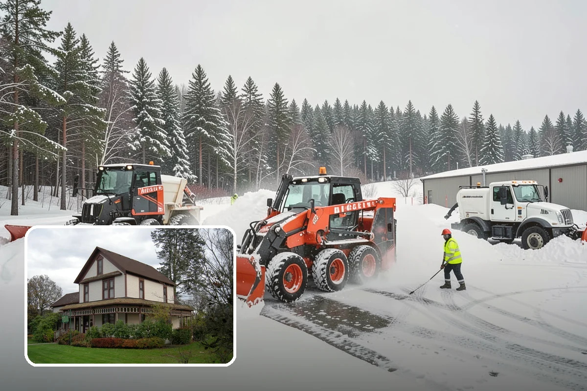 Front Walkway Snow Removal in Sumner, Pierce County, WA - Keeps your primary entrance safe for family and guests