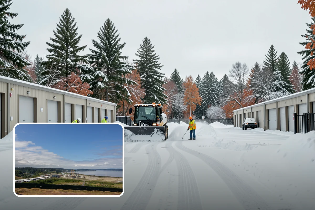 Front Walkway Snow Removal in University Place, Pierce County, WA - Keeps your primary entrance safe for family and guests