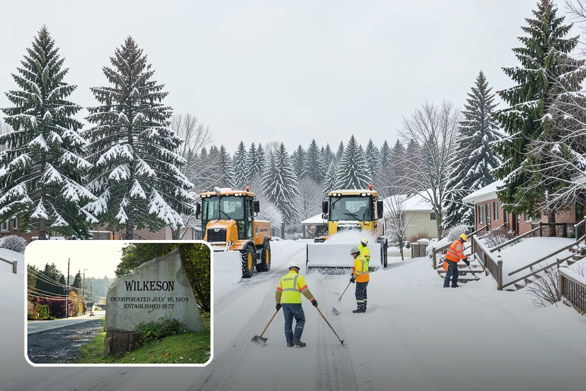 Front Walkway Snow Removal in Wilkeson, Pierce County, WA - Keeps your primary entrance safe for family and guests