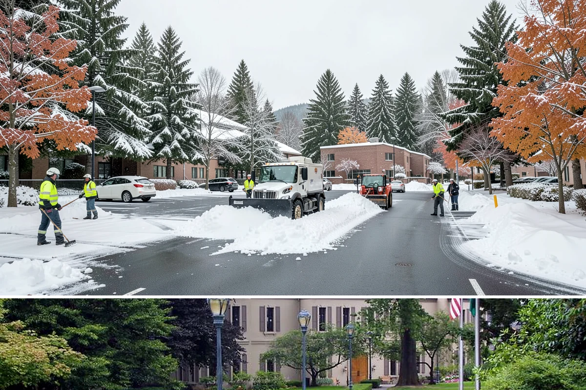 Front Walkway Snow Removal in Woodinville, King County, WA - Front walkways need attention from the first overnight accumulation through the late-winter freeze-thaw cycles that grip the...