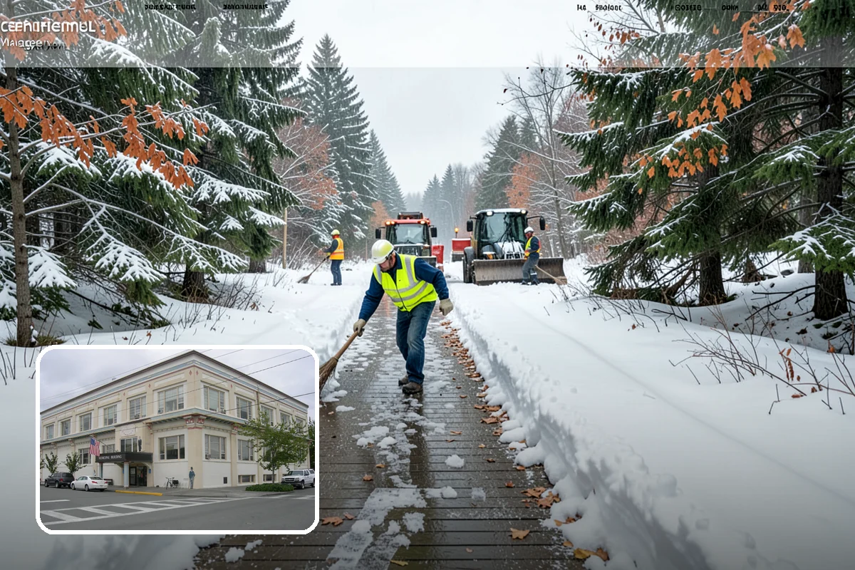 Frozen Drain Clearing in Anacortes, Skagit County, WA - Restores drainage before water pools and refreezes