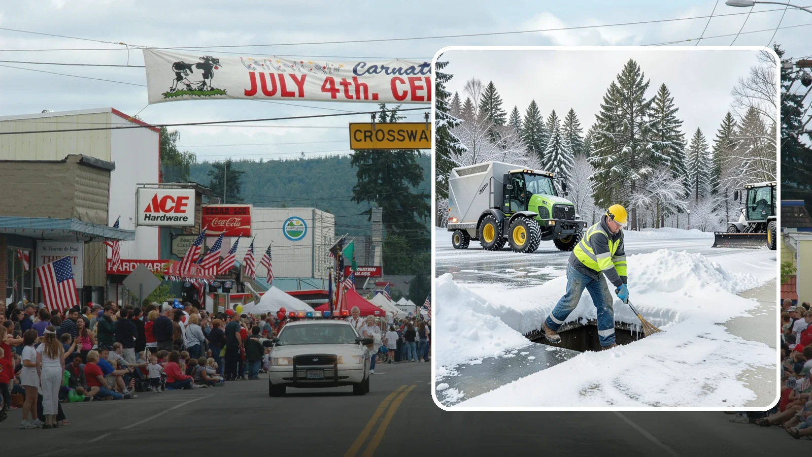 Frozen Drain Clearing in Carnation, King County, WA - We clear frozen catch basins and drains across Western Washington to stop pooling and flooding when ice blocks water from...