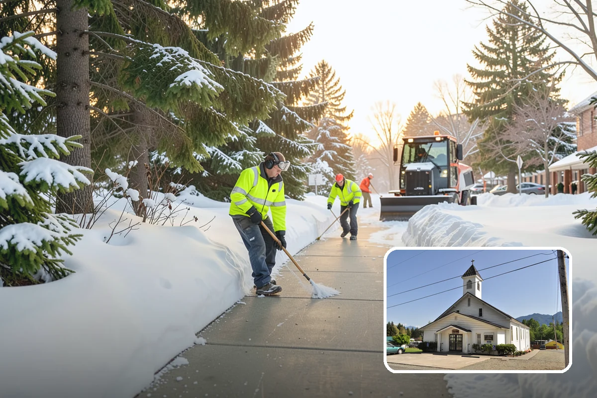 Frozen Drain Clearing in Concrete, Skagit County, WA - Restores drainage before water pools and refreezes