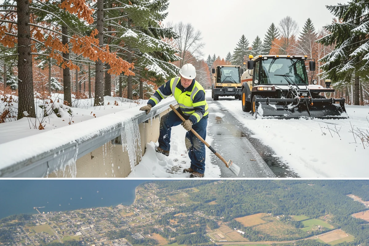 Frozen Drain Clearing in Coupeville, Island County, WA - Frozen drain clearing is most needed during the region's winter freeze-thaw cycles, typically November through February.