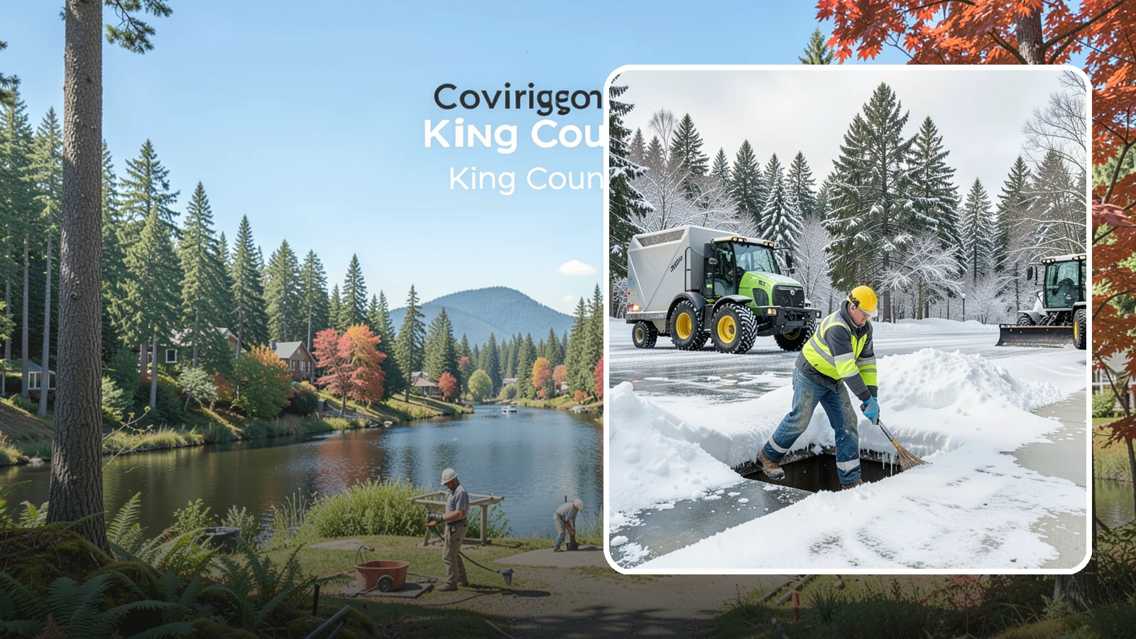 Frozen Drain Clearing in Covington, King County, WA - We clear frozen catch basins and drains across Western Washington to stop pooling and flooding when ice blocks water from...