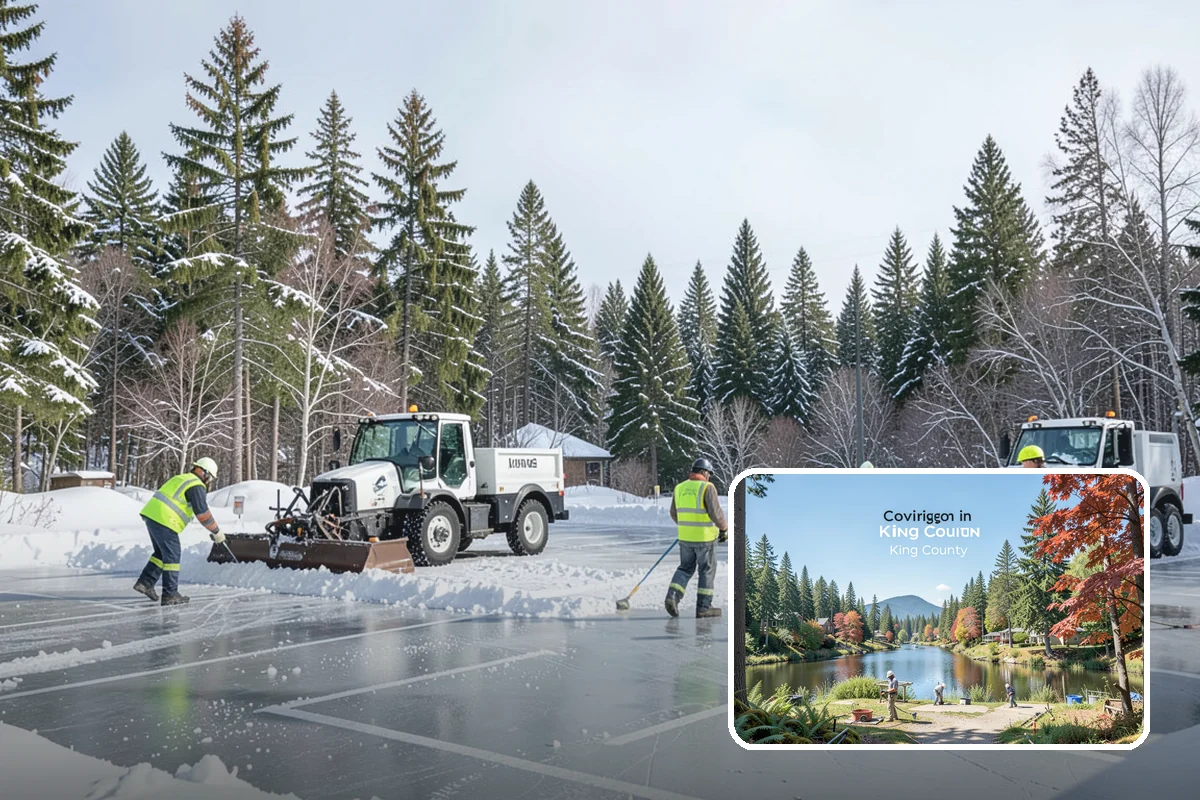 Frozen Drain Clearing in Covington, King County, WA - Restores drainage before water pools and refreezes