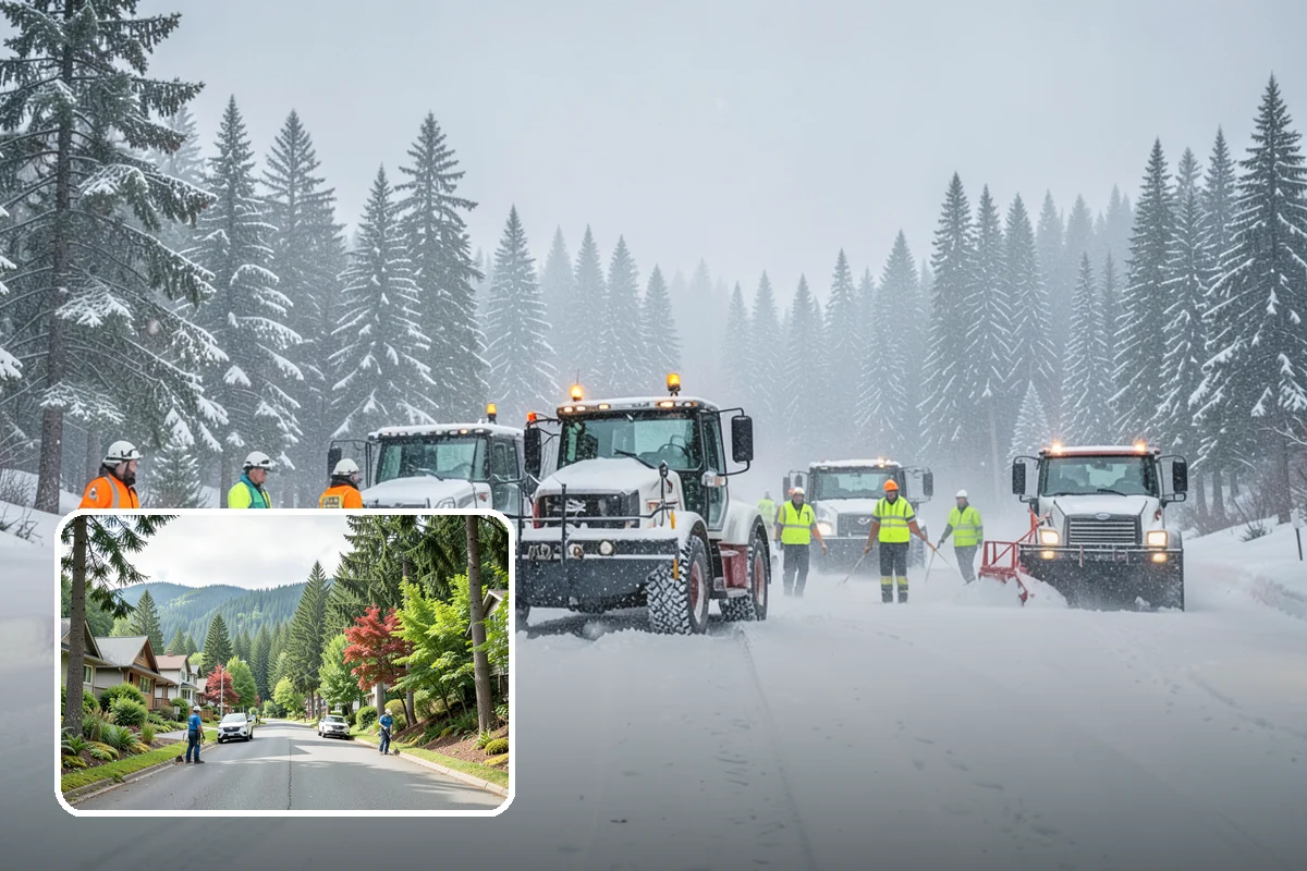 Frozen Drain Clearing in Darrington, Snohomish County, WA - Restores drainage before water pools and refreezes