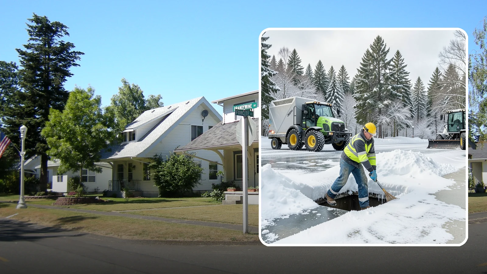 Frozen Drain Clearing in DuPont, Pierce County, WA - We clear frozen catch basins and drains across Western Washington to stop pooling and flooding when ice blocks water from...