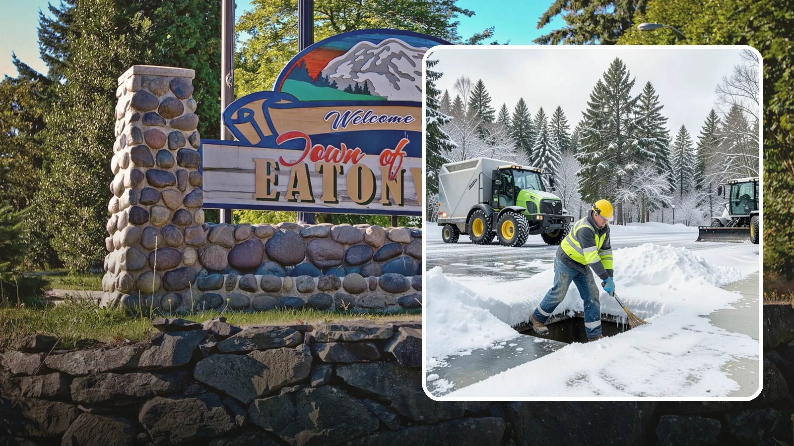 Frozen Drain Clearing in Eatonville, Pierce County, WA - We clear frozen catch basins and drains across Western Washington to stop pooling and flooding when ice blocks water from...