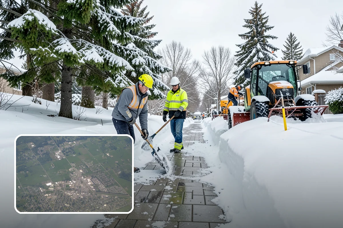 Frozen Drain Clearing in Enumclaw, King County, WA - Restores drainage before water pools and refreezes