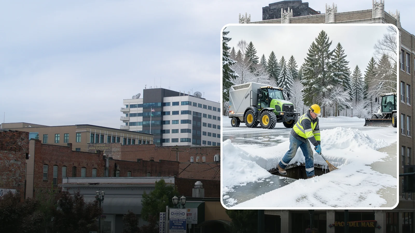 Frozen Drain Clearing in Everett, Snohomish County, WA - We clear frozen catch basins and drains across Western Washington to stop pooling and flooding when ice blocks water from...