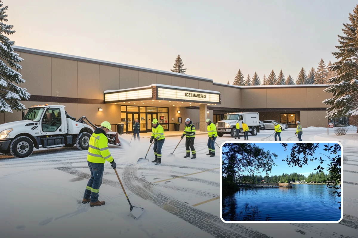 Frozen Drain Clearing in Federal Way, King County, WA - Restores drainage before water pools and refreezes