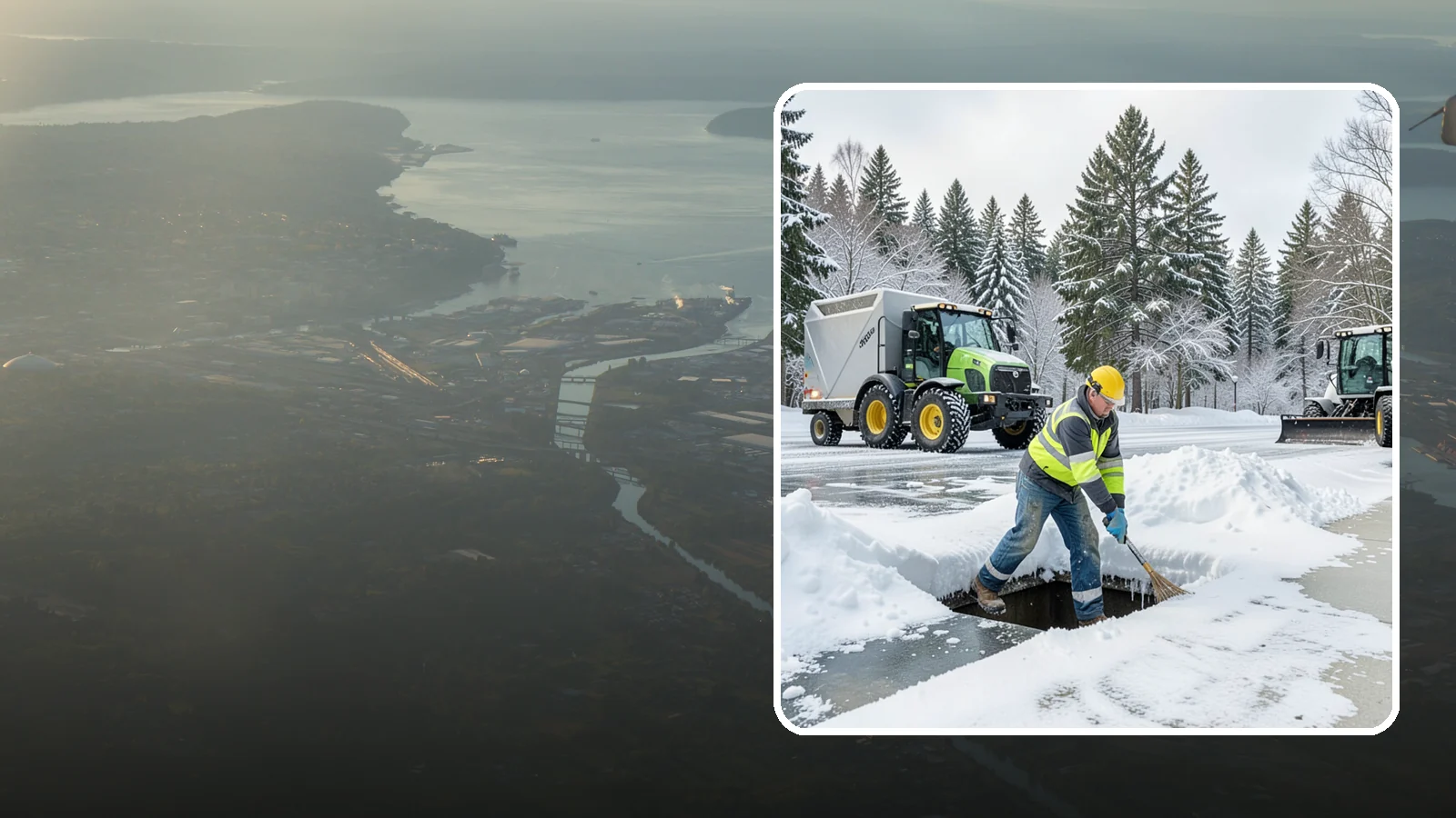 Frozen Drain Clearing in Fife, Pierce County, WA - We clear frozen catch basins and drains across Western Washington to stop pooling and flooding when ice blocks water from...