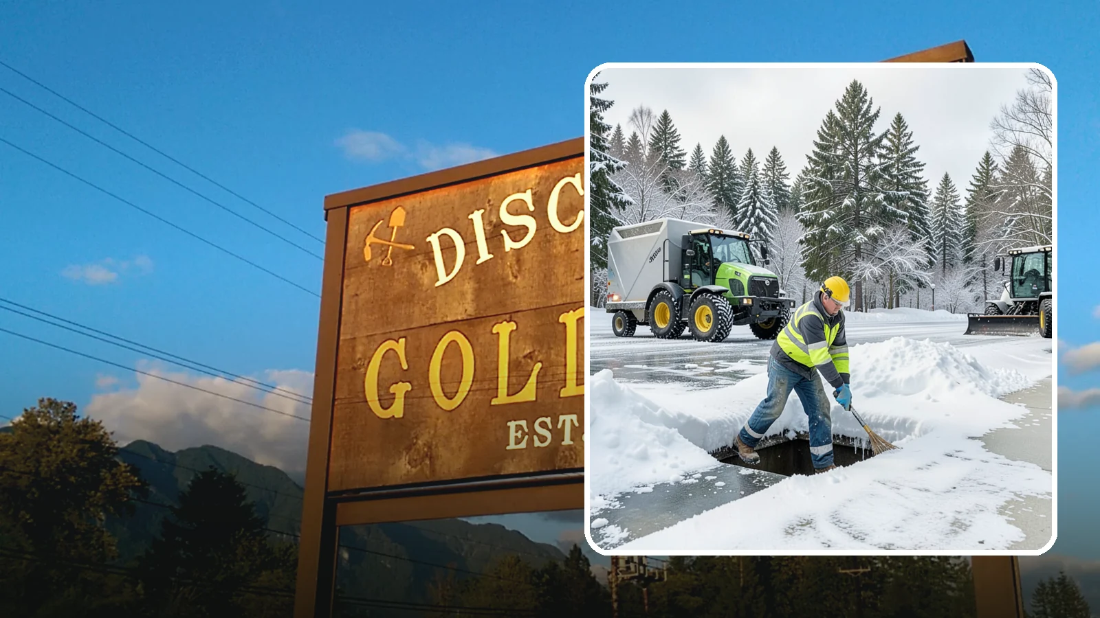 Frozen Drain Clearing in Gold Bar, Snohomish County, WA - We clear frozen catch basins and drains across Western Washington to stop pooling and flooding when ice blocks water from...