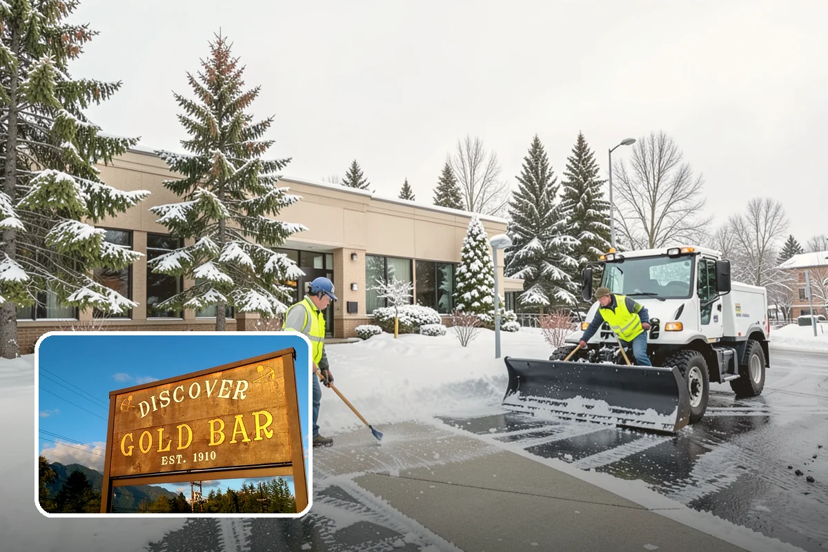Frozen Drain Clearing in Gold Bar, Snohomish County, WA - Restores drainage before water pools and refreezes