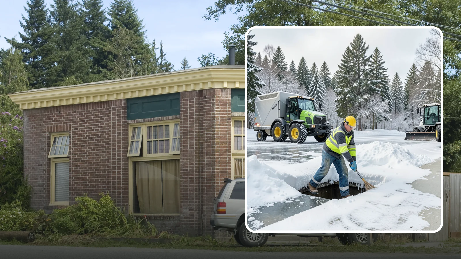Frozen Drain Clearing in Hamilton, Skagit County, WA - We clear frozen catch basins and drains across Western Washington to stop pooling and flooding when ice blocks water from...