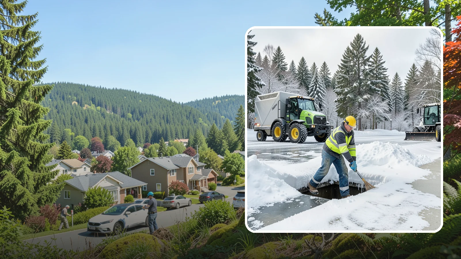 Frozen Drain Clearing in Index, Snohomish County, WA - We clear frozen catch basins and drains across Western Washington to stop pooling and flooding when ice blocks water from...