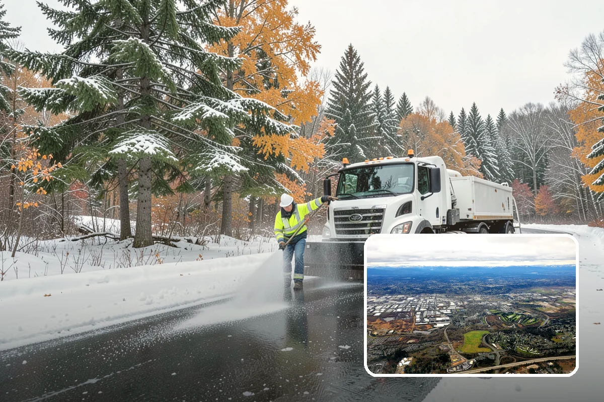 Frozen Drain Clearing in Kent, King County, WA - Restores drainage before water pools and refreezes