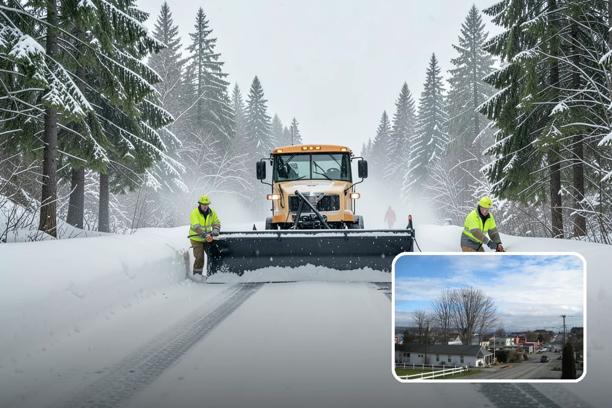 Frozen Drain Clearing in Langley, Island County, WA - Restores drainage before water pools and refreezes