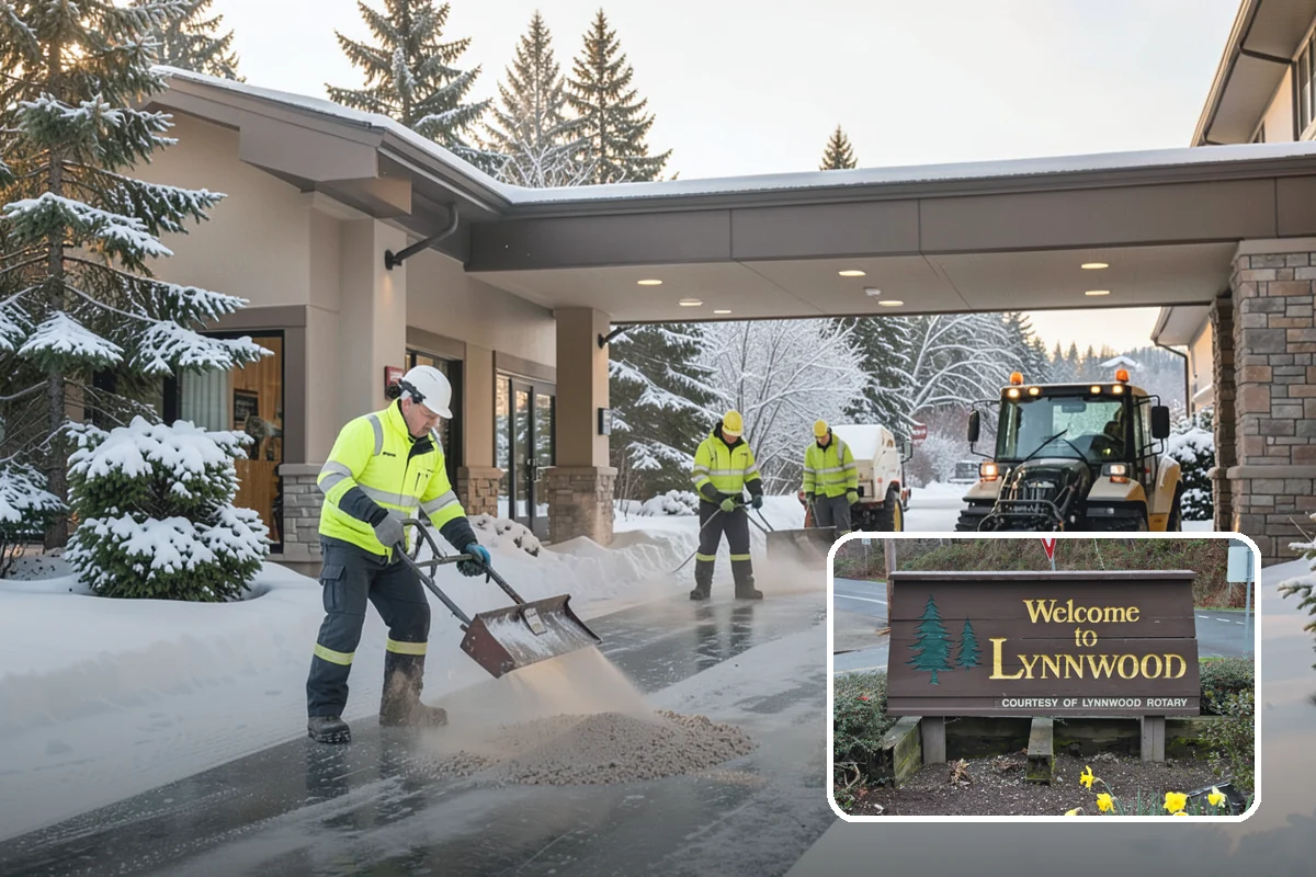 Frozen Drain Clearing in Lynnwood, Snohomish County, WA - Restores drainage before water pools and refreezes