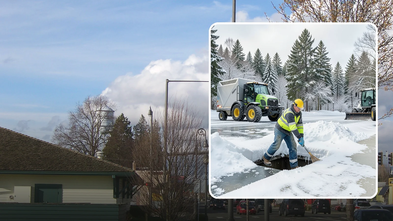 Frozen Drain Clearing in Marysville, Snohomish County, WA - We clear frozen catch basins and drains across Western Washington to stop pooling and flooding when ice blocks water from...