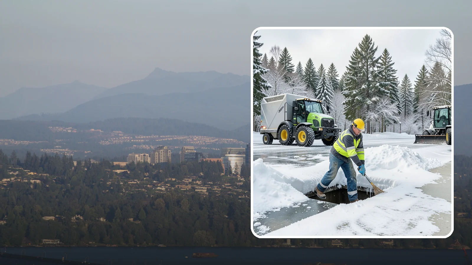 Frozen Drain Clearing in Medina, King County, WA - We clear frozen catch basins and drains across Western Washington to stop pooling and flooding when ice blocks water from...