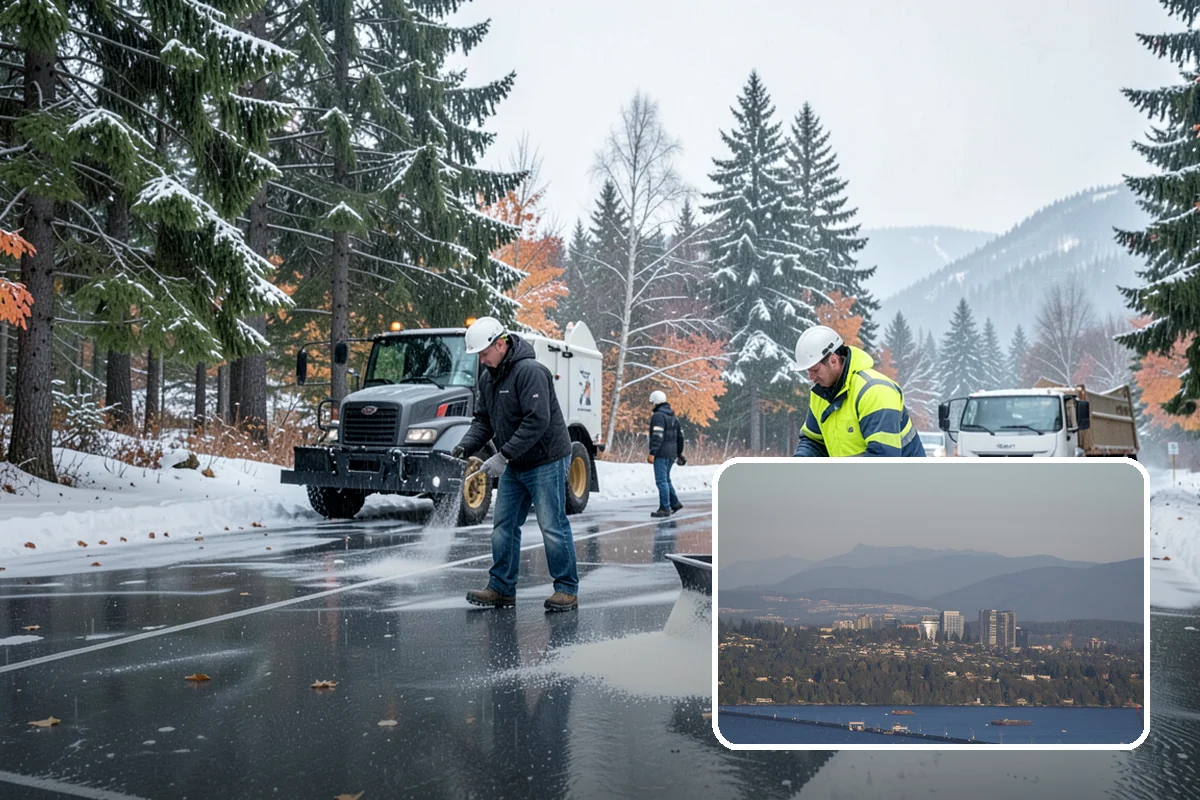 Frozen Drain Clearing in Medina, King County, WA - Restores drainage before water pools and refreezes