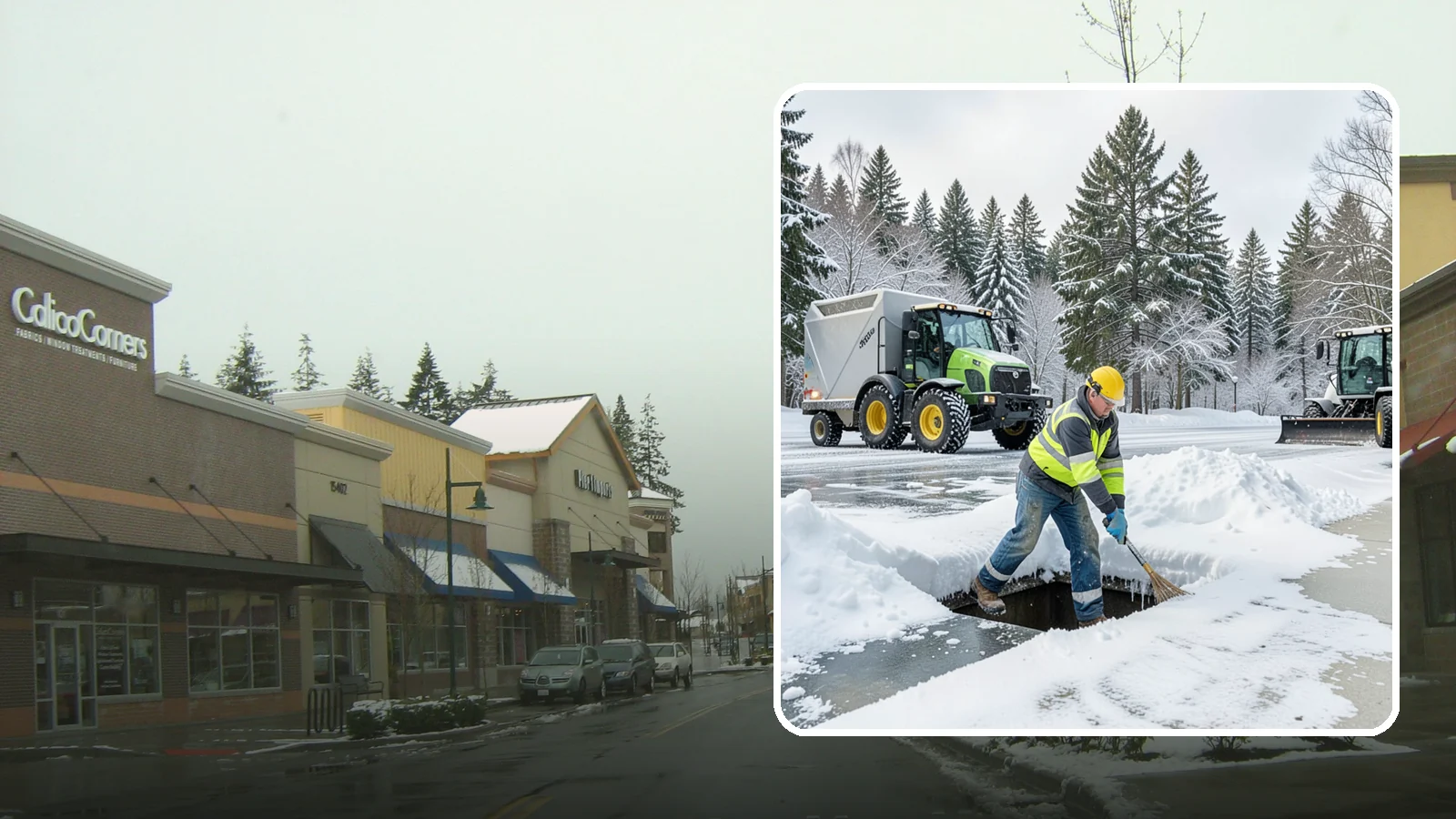 Frozen Drain Clearing in Mill Creek, Snohomish County, WA - We clear frozen catch basins and drains across Western Washington to stop pooling and flooding when ice blocks water from...