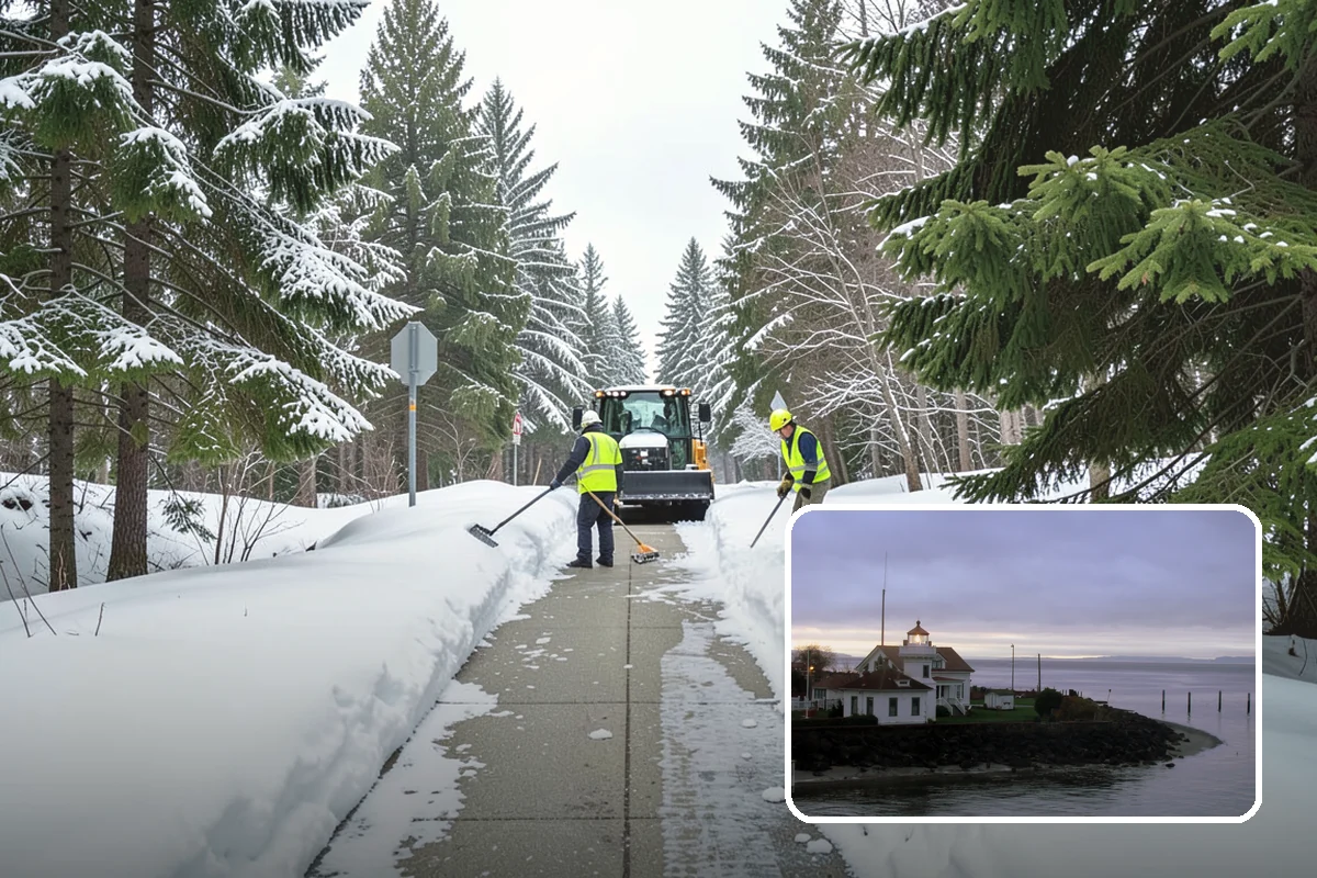 Frozen Drain Clearing in Mukilteo, Snohomish County, WA - Restores drainage before water pools and refreezes