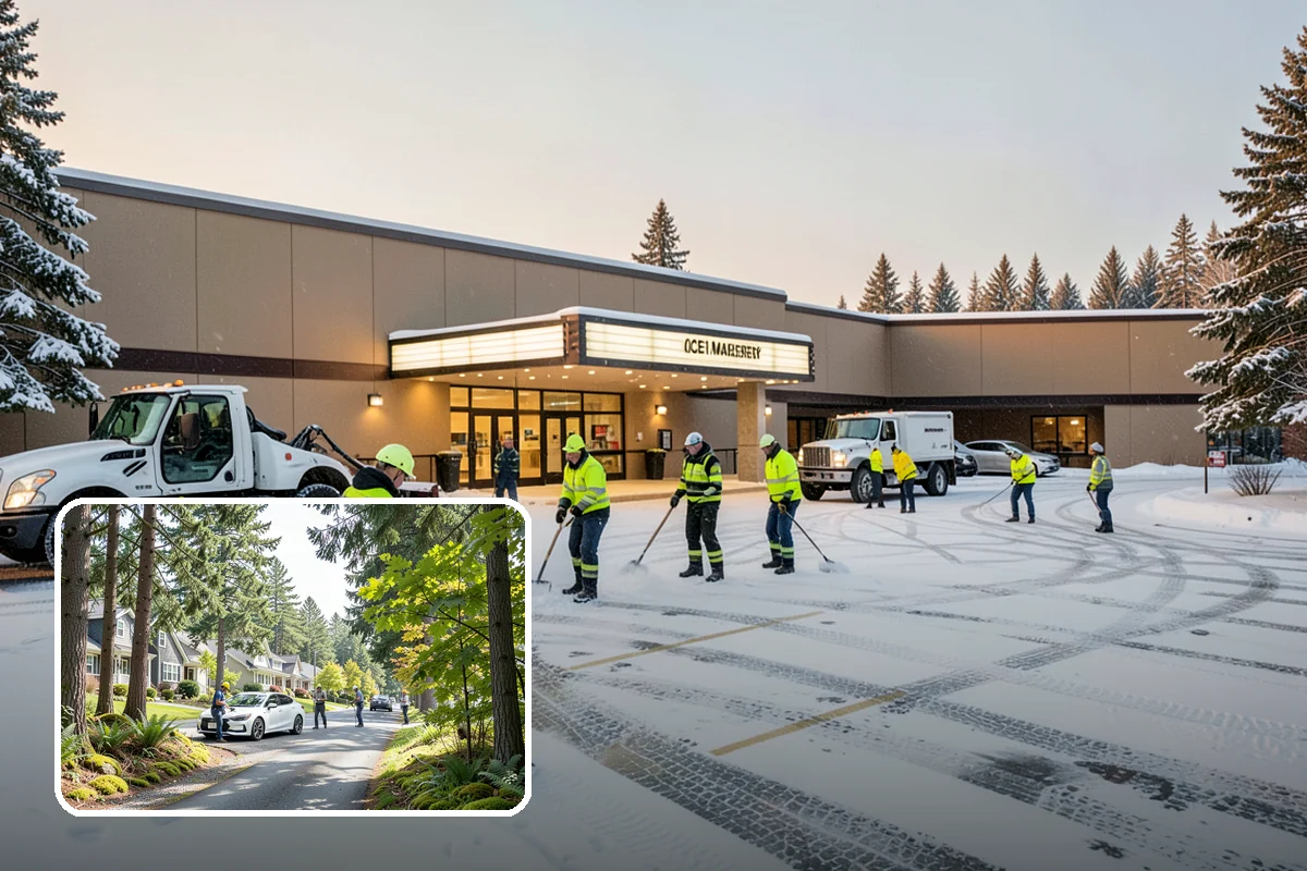 Frozen Drain Clearing in Normandy Park, King County, WA - Restores drainage before water pools and refreezes