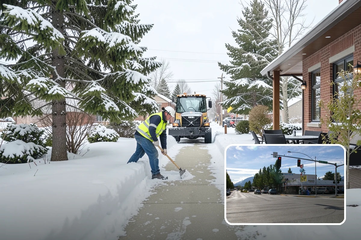 Frozen Drain Clearing in North Bend, King County, WA - Restores drainage before water pools and refreezes