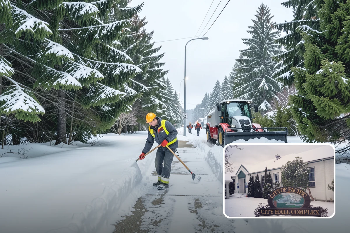 Frozen Drain Clearing in Pacific, King County, WA - Restores drainage before water pools and refreezes