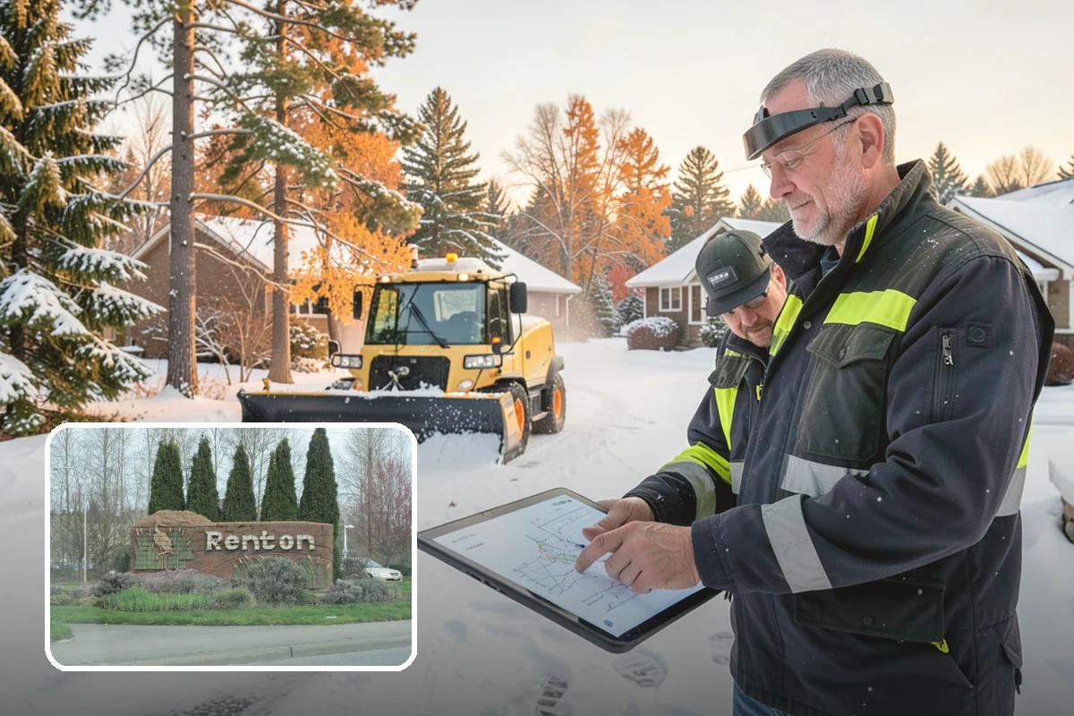 Frozen Drain Clearing in Renton, King County, WA - Restores drainage before water pools and refreezes