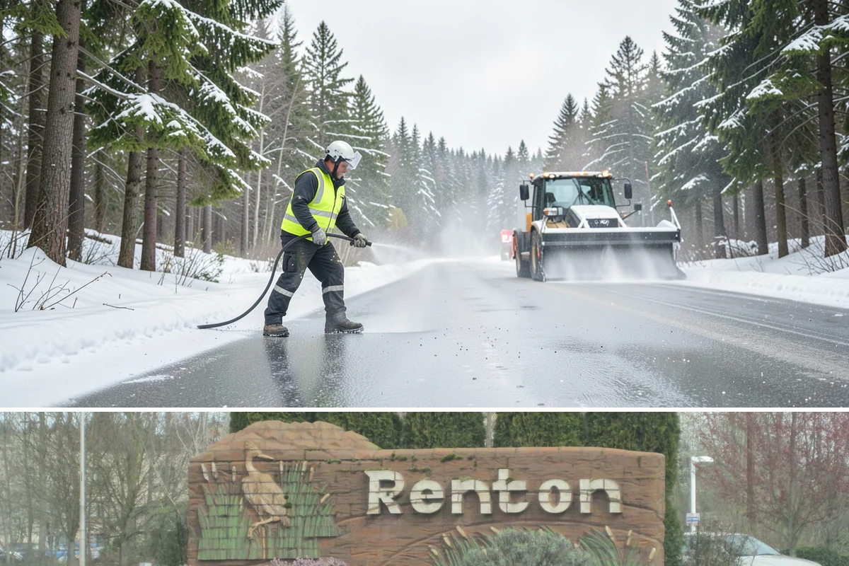 Frozen Drain Clearing in Renton, King County, WA - Frozen drain clearing is most needed during the region's winter freeze-thaw cycles, typically November through February.