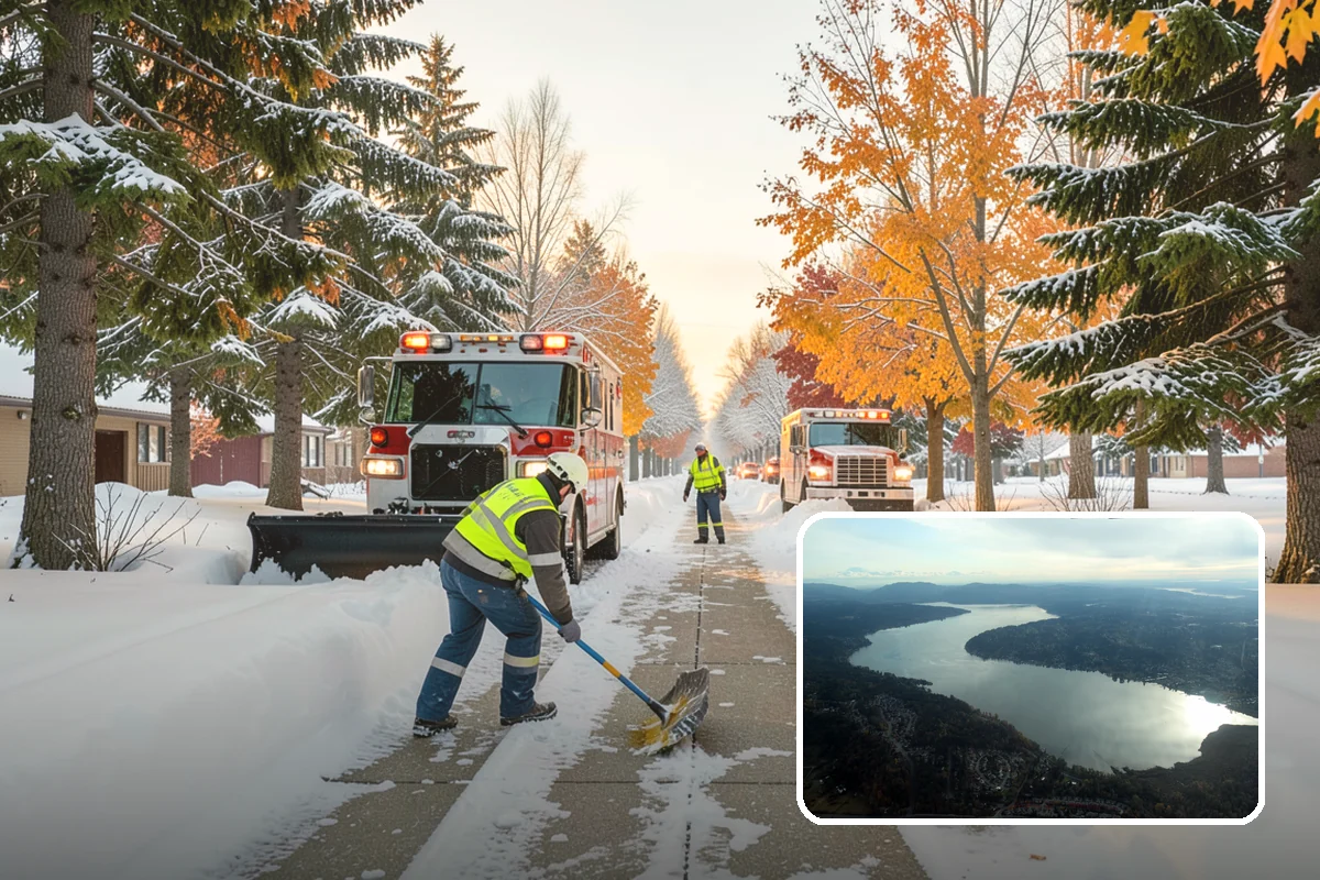 Frozen Drain Clearing in Sammamish, King County, WA - Restores drainage before water pools and refreezes