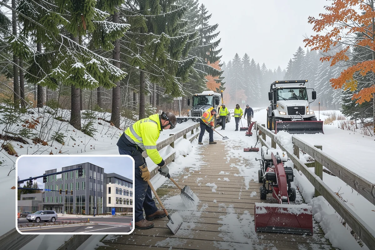 Frozen Drain Clearing in Shoreline, King County, WA - Restores drainage before water pools and refreezes