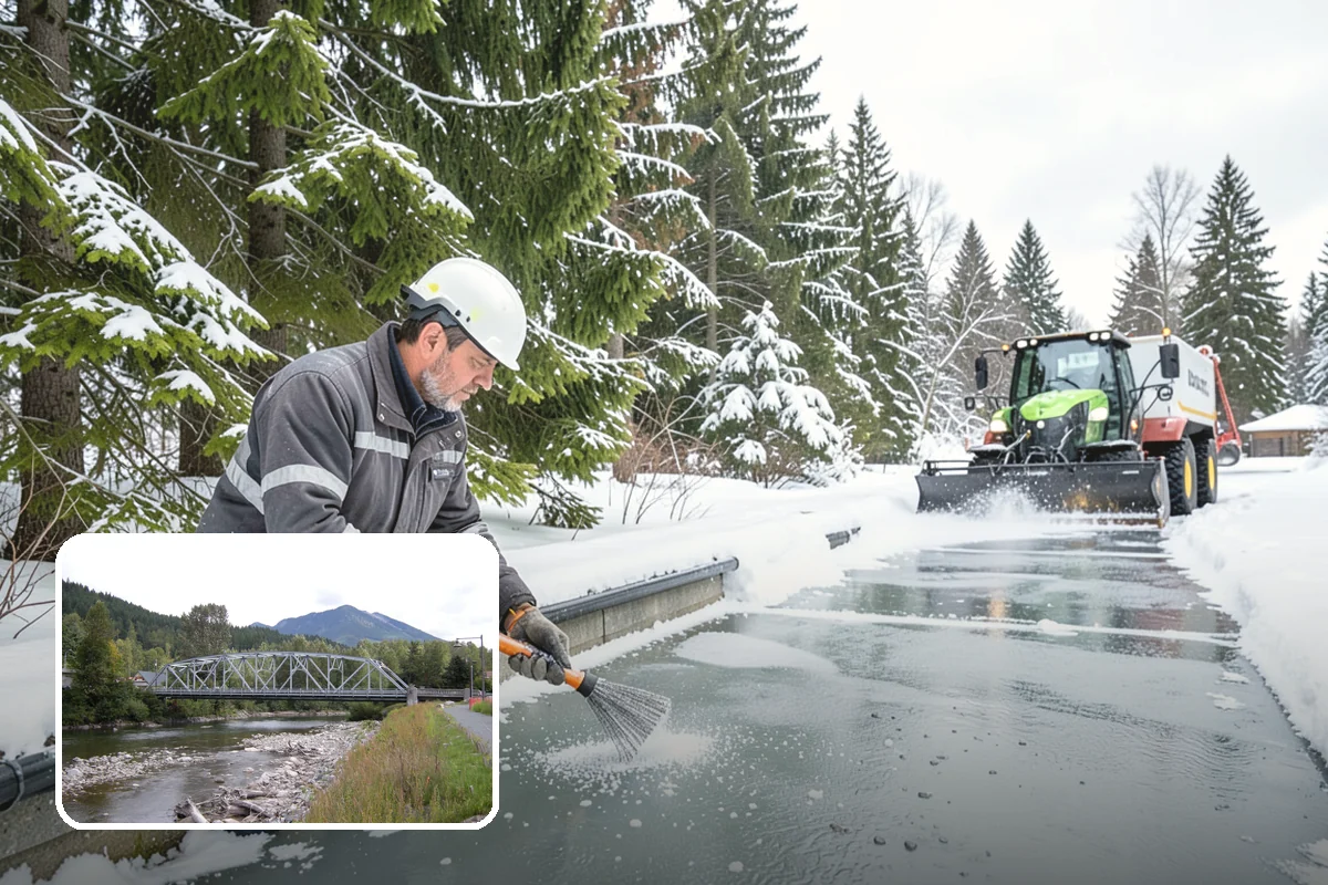 Frozen Drain Clearing in Skykomish, King County, WA - Restores drainage before water pools and refreezes