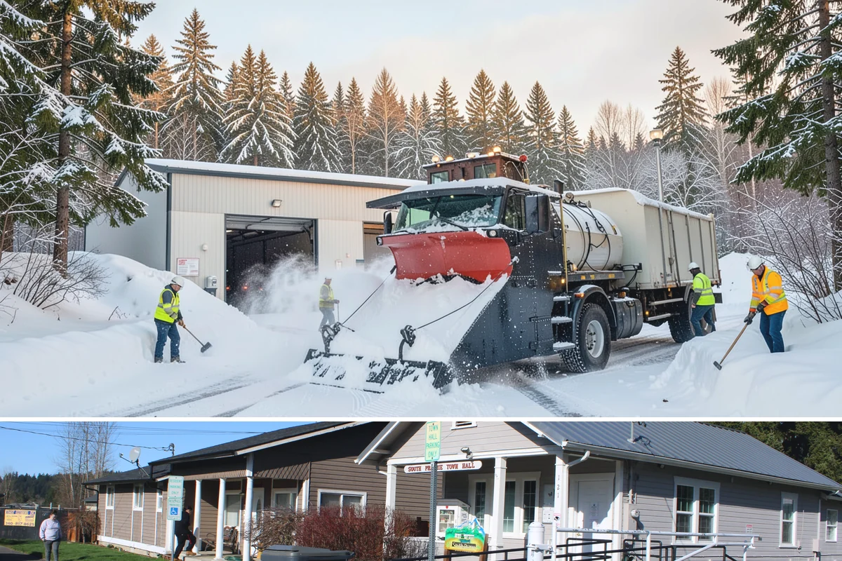 Frozen Drain Clearing in South Prairie, Pierce County, WA - Frozen drain clearing is most needed during the region's winter freeze-thaw cycles, typically November through February.