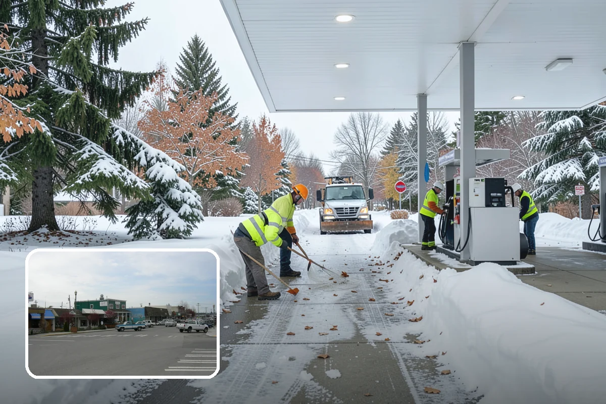 Frozen Drain Clearing in Stanwood, Snohomish County, WA - Restores drainage before water pools and refreezes