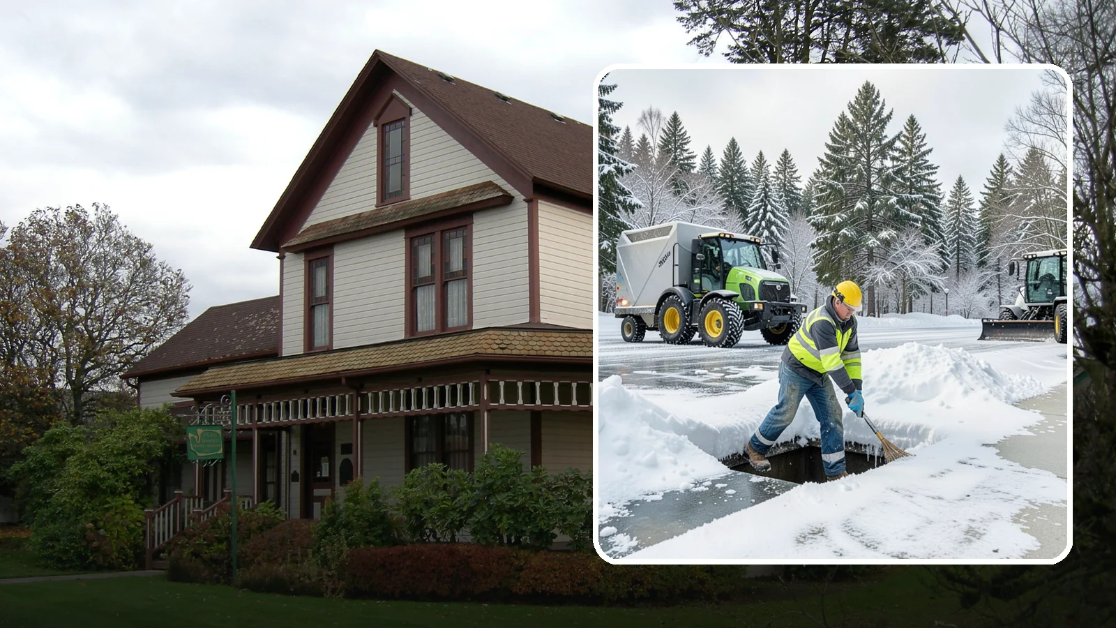 Frozen Drain Clearing in Sumner, Pierce County, WA - We clear frozen catch basins and drains across Western Washington to stop pooling and flooding when ice blocks water from...