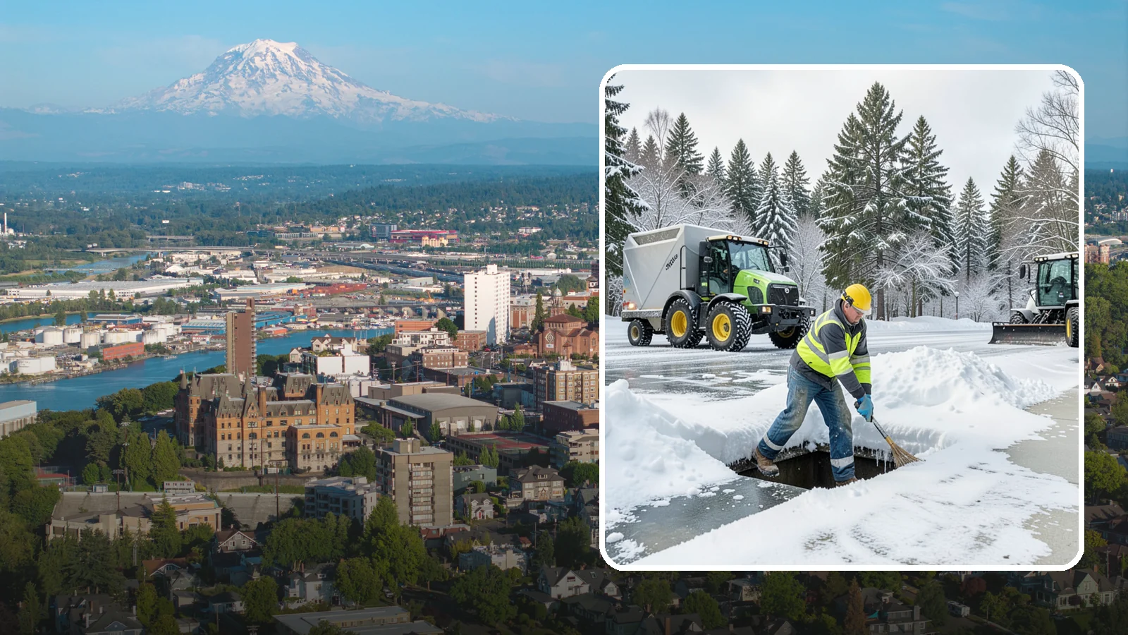Frozen Drain Clearing in Tacoma, Pierce County, WA - We clear frozen catch basins and drains across Western Washington to stop pooling and flooding when ice blocks water from...