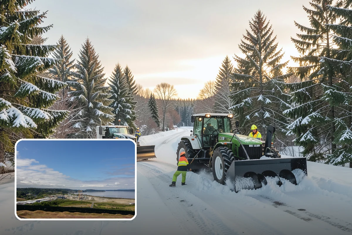 Frozen Drain Clearing in University Place, Pierce County, WA - Restores drainage before water pools and refreezes
