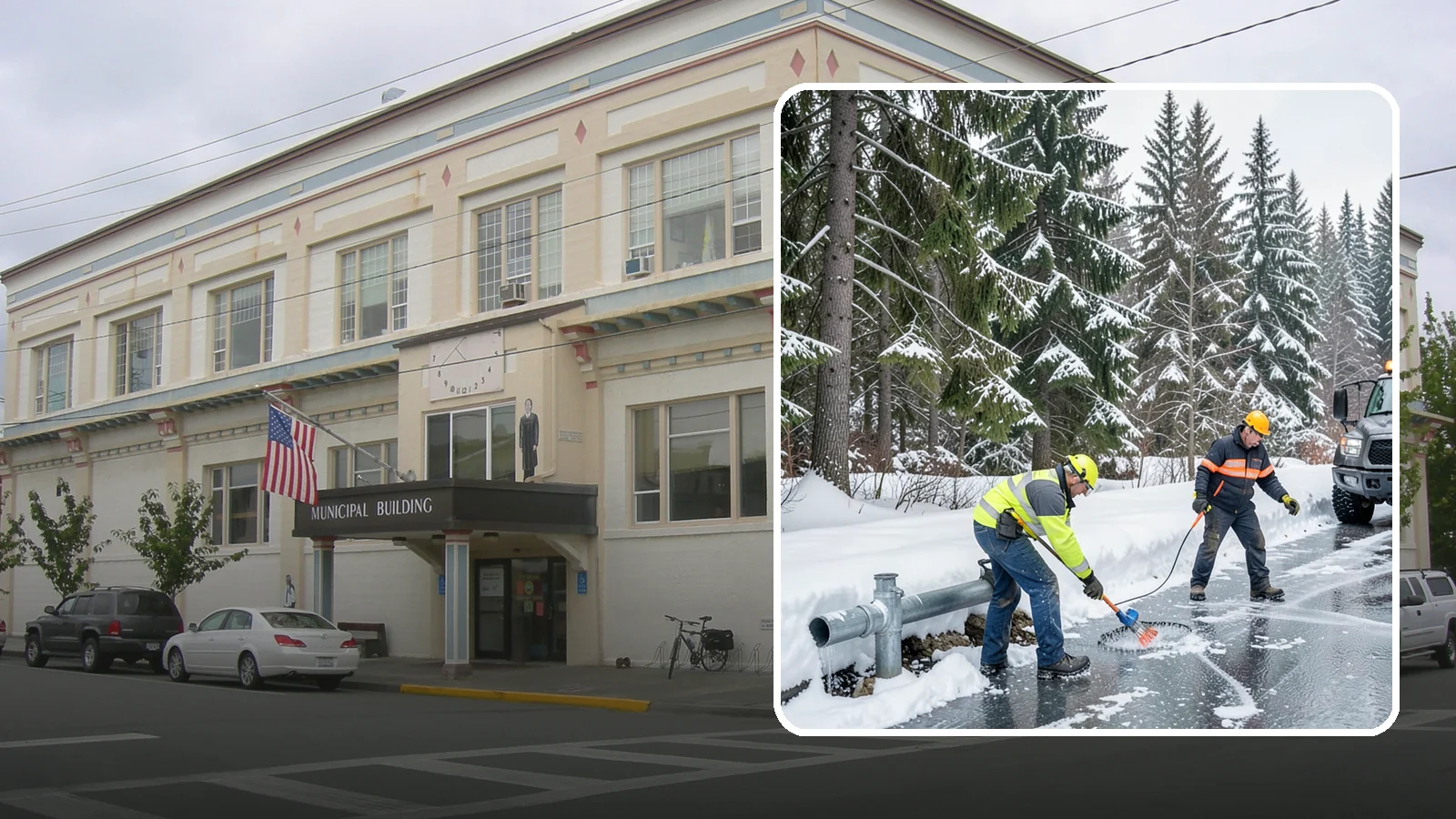 Frozen Pipe Area Access in Anacortes, Skagit County, WA - We clear snow and ice away from wellheads, backflow assemblies, and exposed plumbing so you can reach and protect them during a...