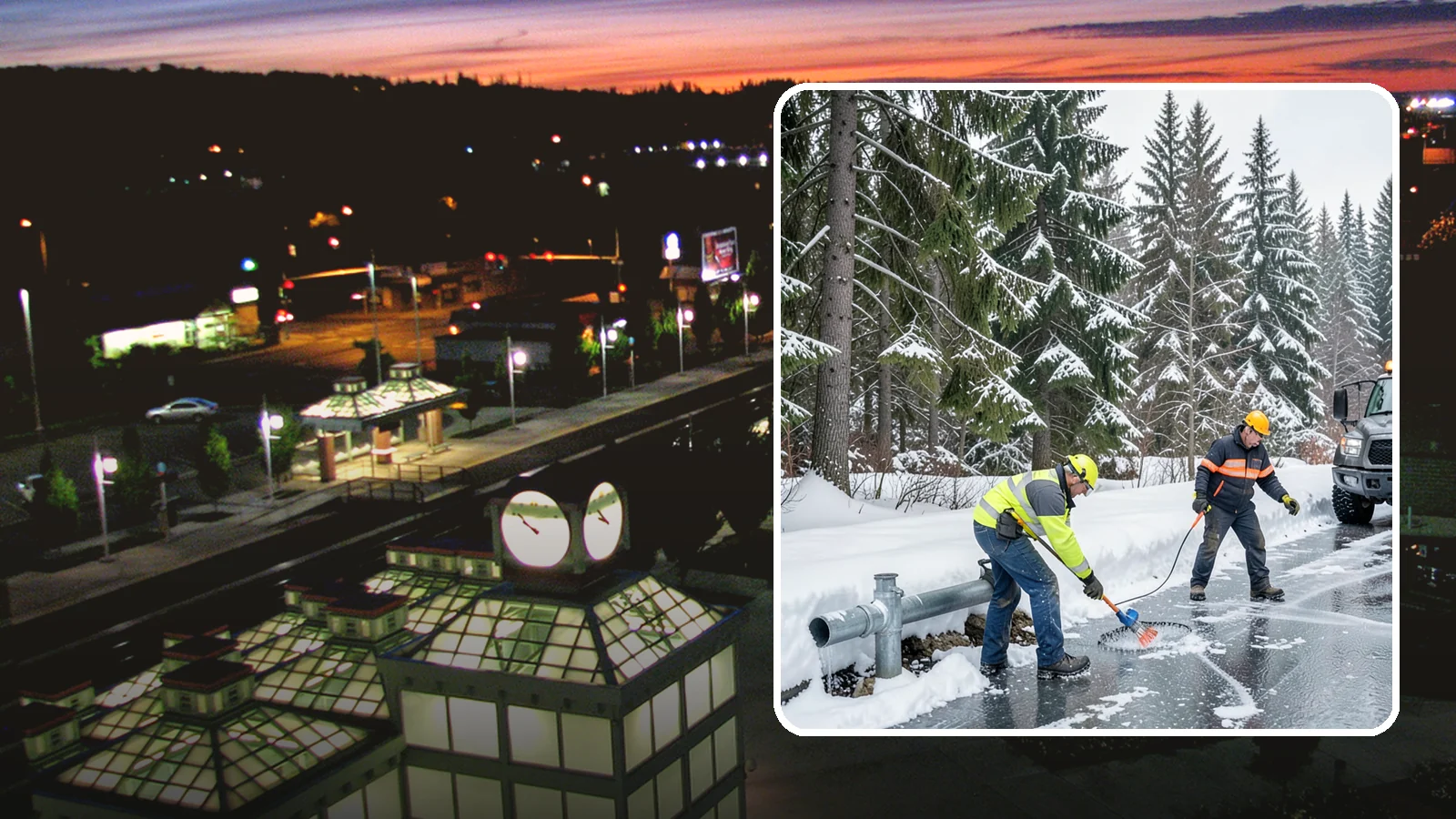 Frozen Pipe Area Access in Auburn, King County, WA - We clear snow and ice away from wellheads, backflow assemblies, and exposed plumbing so you can reach and protect them during a...